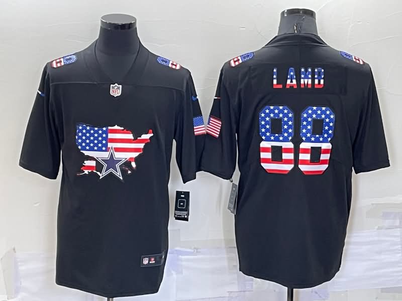 Dallas Cowboys Black USA Flag NFL Jersey