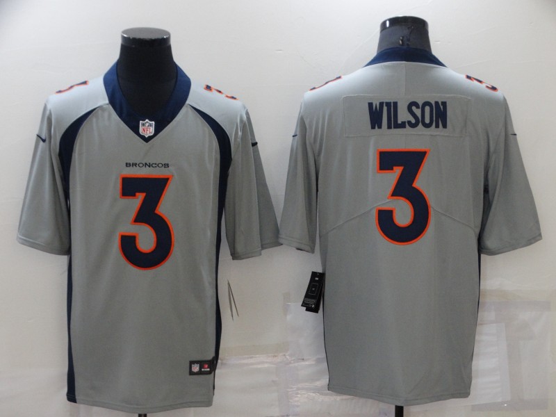 Denver Broncos Grey Inverted Legend NFL Jersey