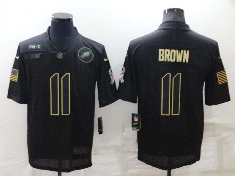 Philadelphia Eagles Black Gold Salute To Service NFL Jersey