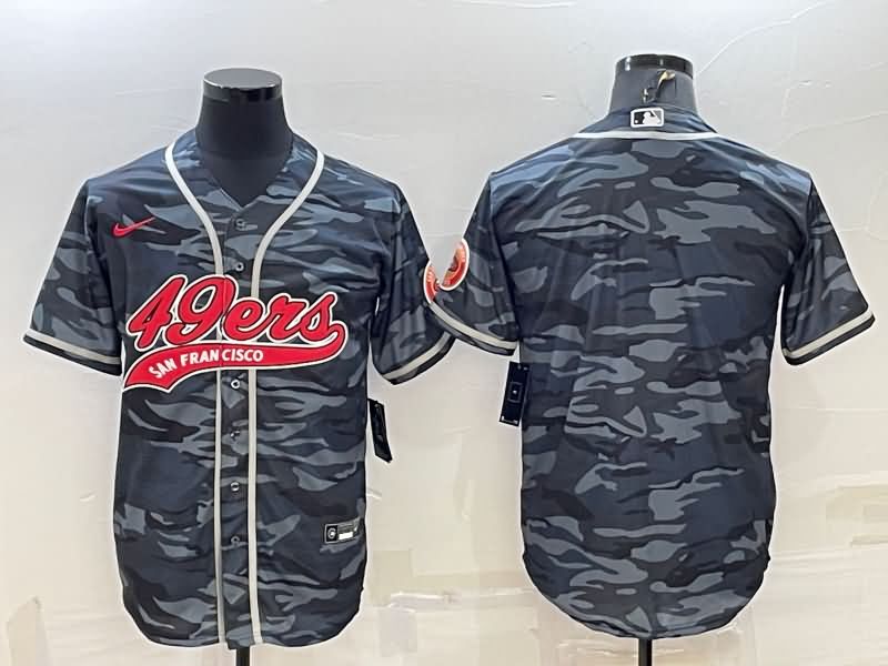 San Francisco 49ers Camouflage MLB&NFL Jersey 02