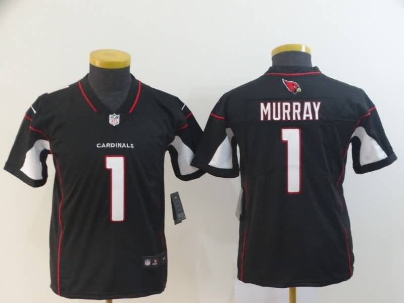 Kids Arizona Cardinals MURRAY #1 Black NFL Jersey