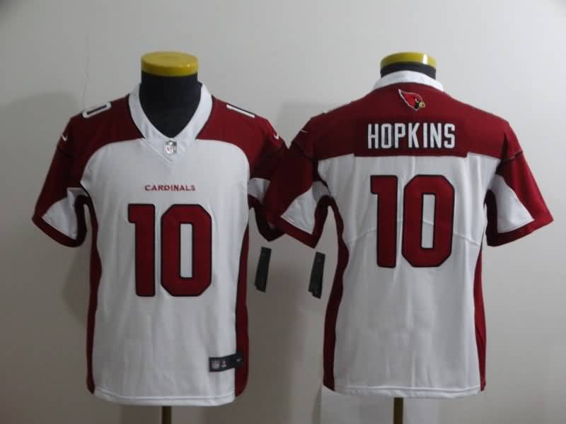 Kids Arizona Cardinals HOPKINS #10 White NFL Jersey