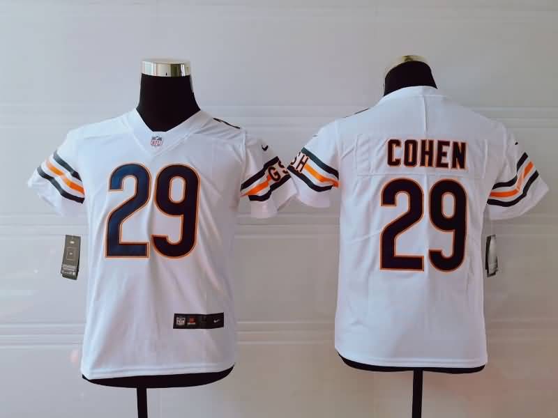 Kids Chicago Bears COHEN #29 White NFL Jersey