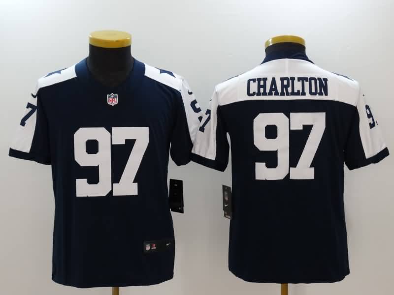 Kids Dallas Cowboys CHARLTON #97 Dark Blue NFL Jersey 02