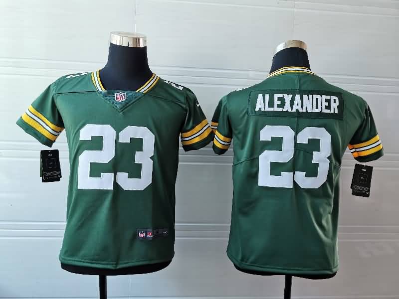Kids Green Bay Packers ALEXANDER #23 Green NFL Jersey