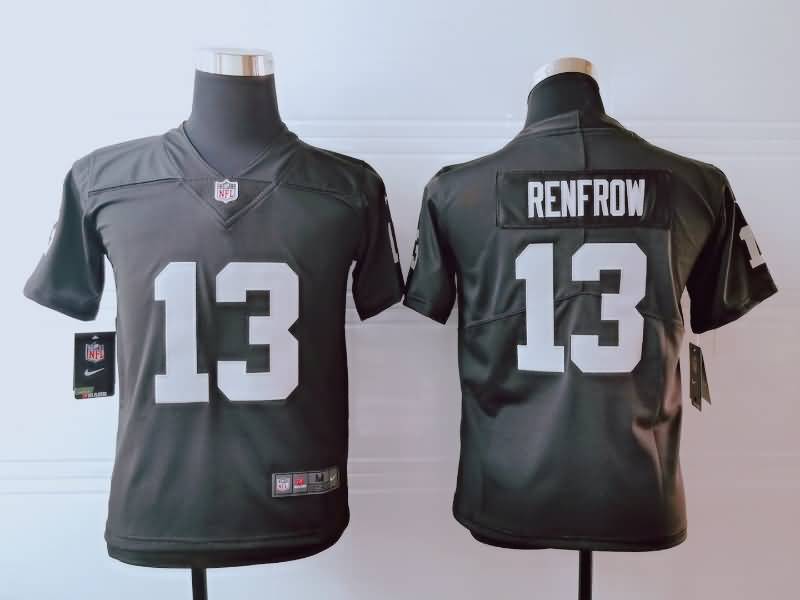 Kids Las Vegas Raiders RENFROW #13 Black NFL Jersey