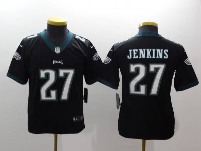 Kids Philadelphia Eagles JENKINS #27 Black NFL Jersey