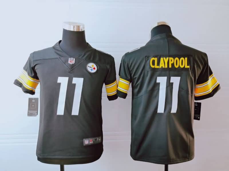 Kids Pittsburgh Steelers CLAYPOOL #11 Black NFL Jersey