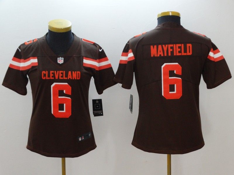 Cleveland Browns MAYFIELD #6 Brown Women NFL Jersey