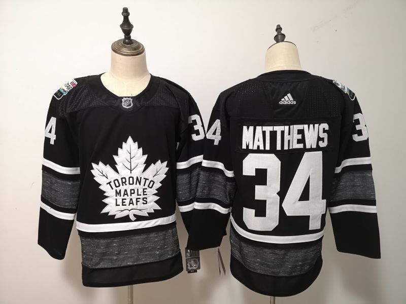 2019 Toronto Maple Leafs MATTHEWS #34 Black All Star NHL Jersey