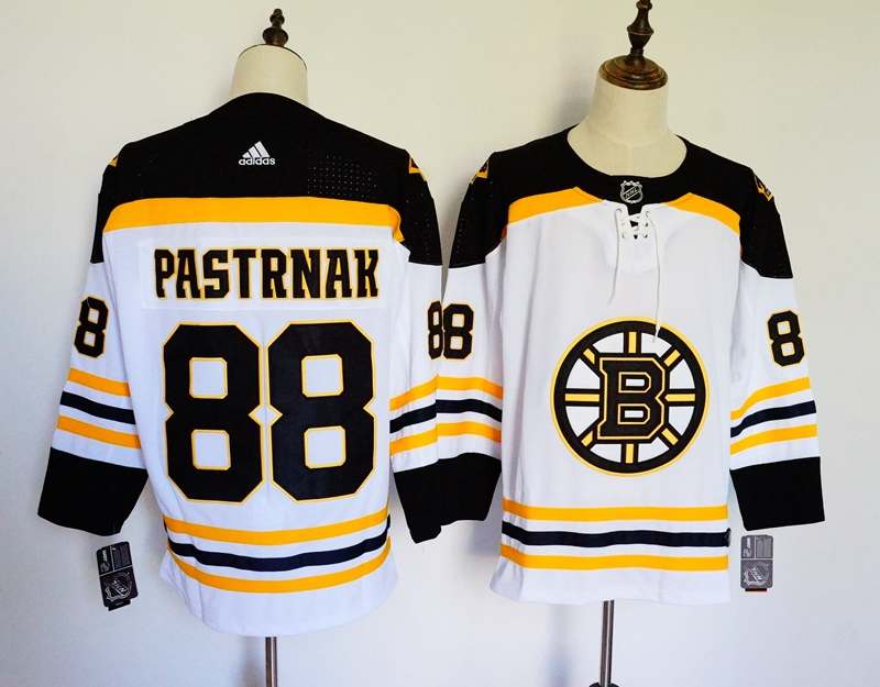Boston Bruins PASTRNAK #88 White NHL Jersey