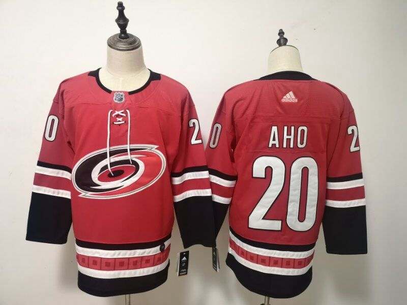 Carolina Hurricanes AHO #20 Red NHL Jersey