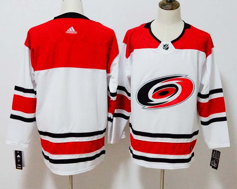 Carolina Hurricanes Custom White NHL Jersey