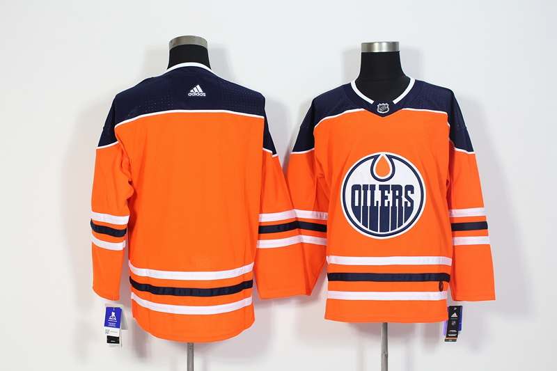 Edmonton Oilers Custom Orange NHL Jersey