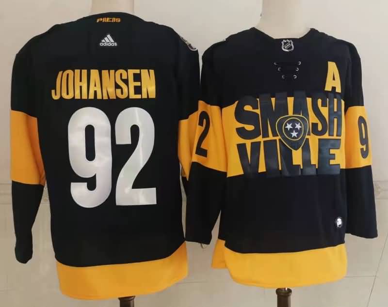 Nashville Predators JOHANSEN #92 Black NHL Jersey