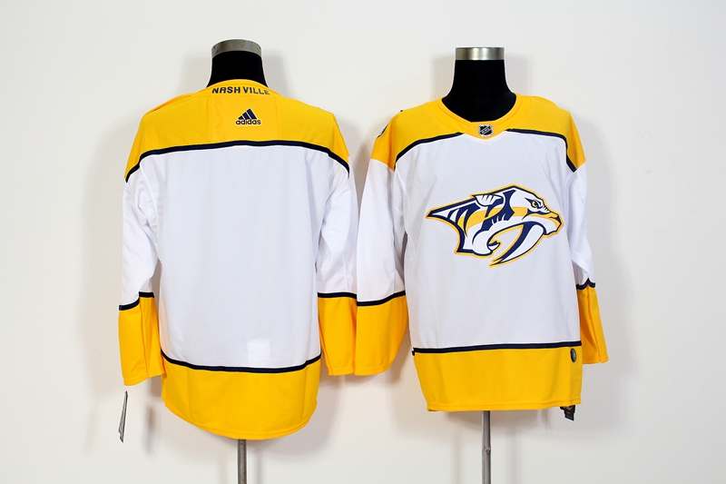 Nashville Predators Custom White NHL Jersey