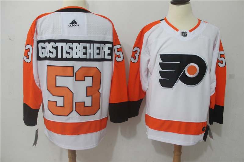 Philadelphia Flyers GOSTISBEHERE #53 White NHL Jersey