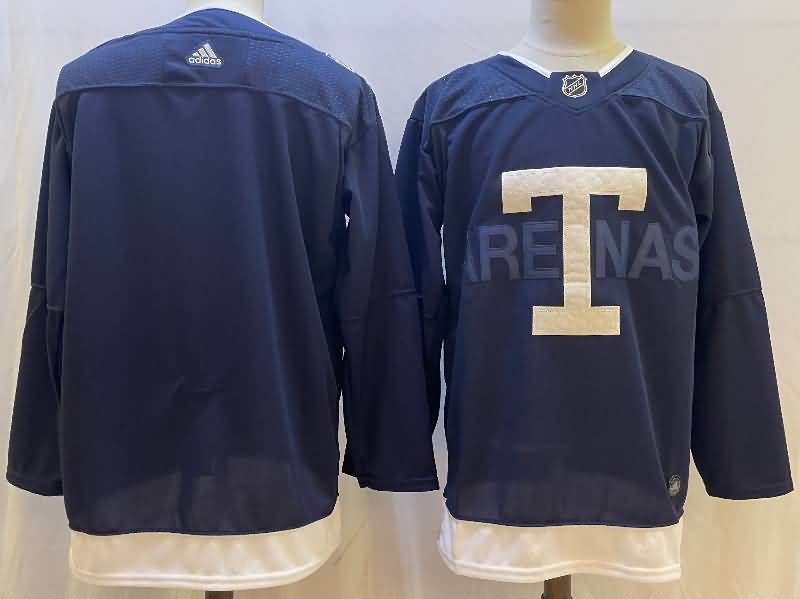 Toronto Maple Leafs Custom Dark Blue NHL Jersey