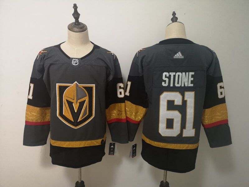 Vegas Golden Knights STONE #61 Grey NHL Jersey