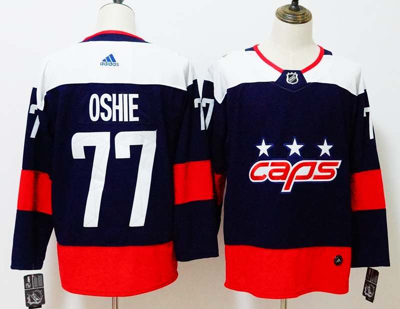 Washington Capitals OSHIE #77 Dark Blue NHL Jersey