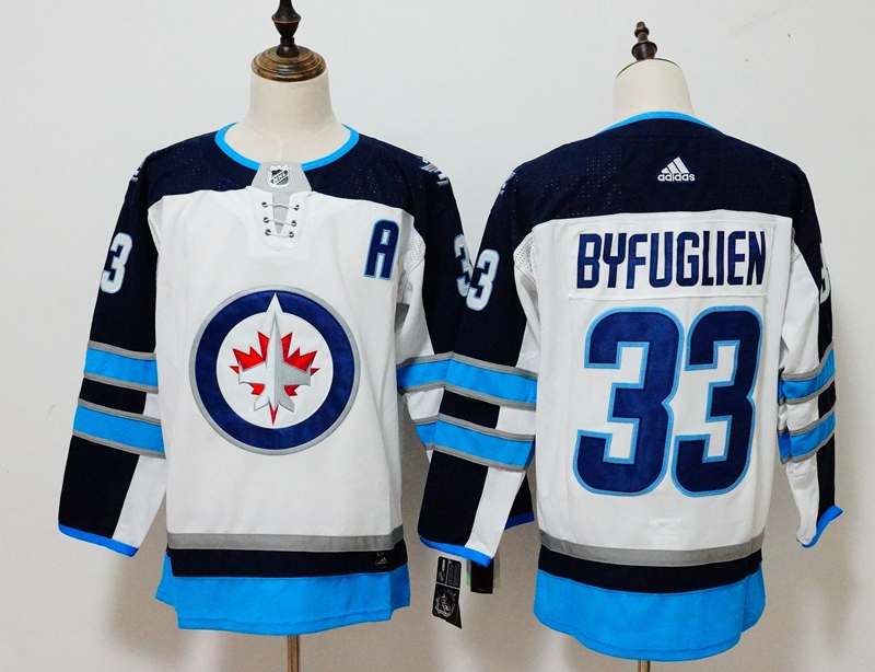 Winnipeg Jets BYFUGLIEN #33 White NHL Jersey