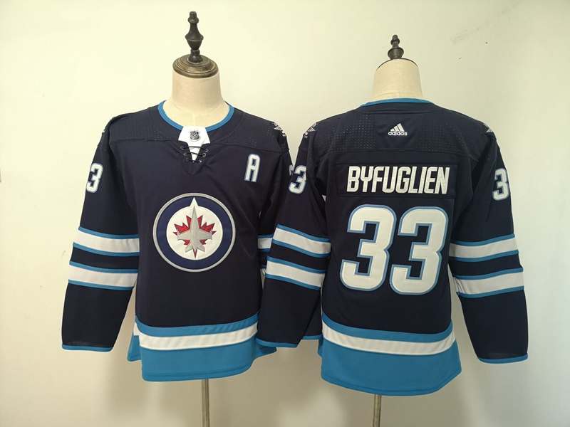 Winnipeg Jets BYFUGLIEN #33 Black Women NHL Jersey