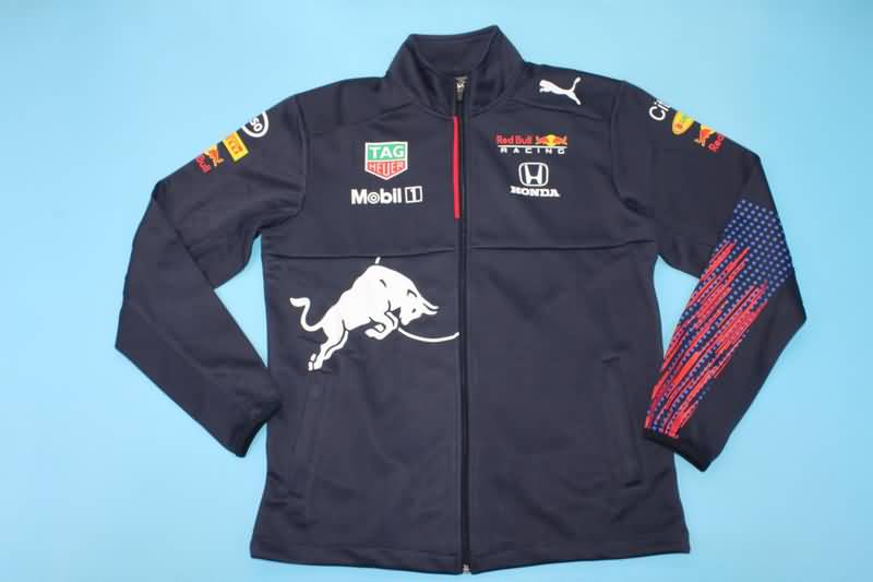 Thailand Quality(AAA) 21/22 Red Bull Dark Blue Soccer Jacket