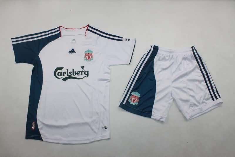 2006/07 Liverpool Away Kids Soccer Jersey And Shorts