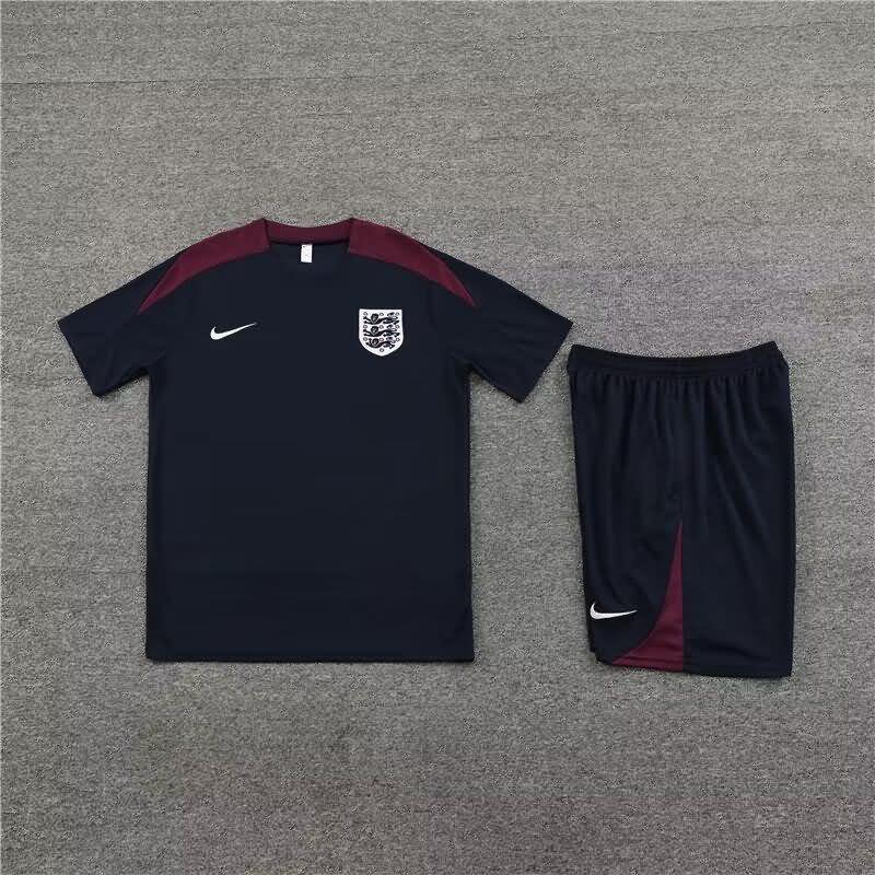 Thailand Quality(AAA) 23/24 England Black Soccer Training Sets