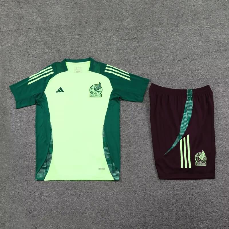 Thailand Quality(AAA) 2024 Mexico Green Soccer Training Sets
