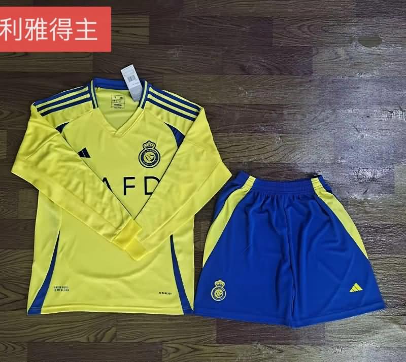 24/25 Al Nassr FC Home Long Sleeve Soccer Jersey
