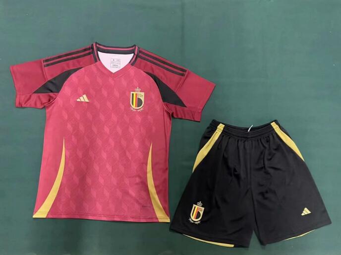 2024 Belgium Home Soccer Jersey