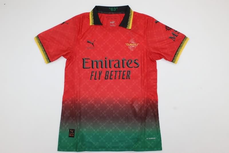 Thailand Quality(AAA) 24/25 AC Milan Special Soccer Jersey (Player) 06