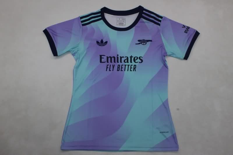 Thailand Quality(AAA) 24/25 Arsenal Third Women Soccer Jersey