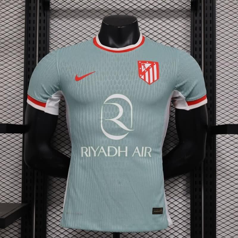 Thailand Quality(AAA) 24/25 Atletico Madrid Away Soccer Jersey (Player)
