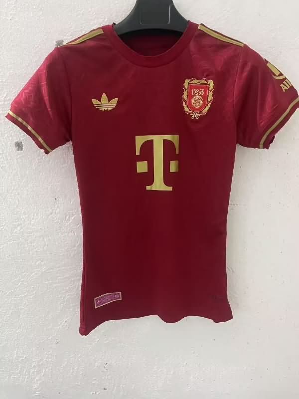 Thailand Quality(AAA) 125th Bayern Munich Anniversary Women Soccer Jersey