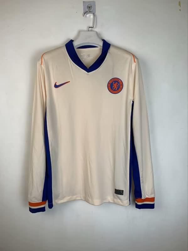 Thailand Quality(AAA) 24/25 Chelsea Away Long Sleeve Soccer Jersey