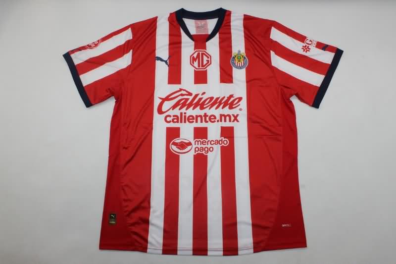 Thailand Quality(AAA) 24/25 Guadalajara Home Soccer Jersey