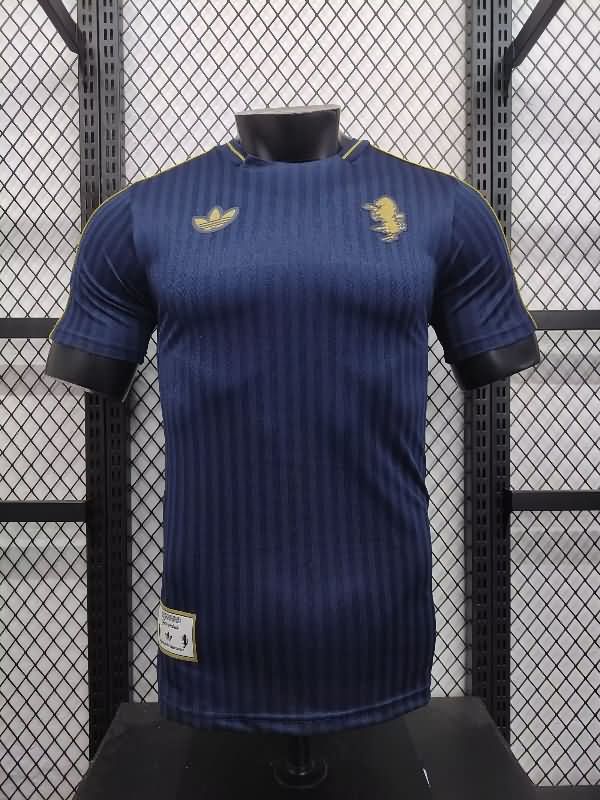 Thailand Quality(AAA) 24/25 Juventus Dark Blue Soccer Jersey (Player)