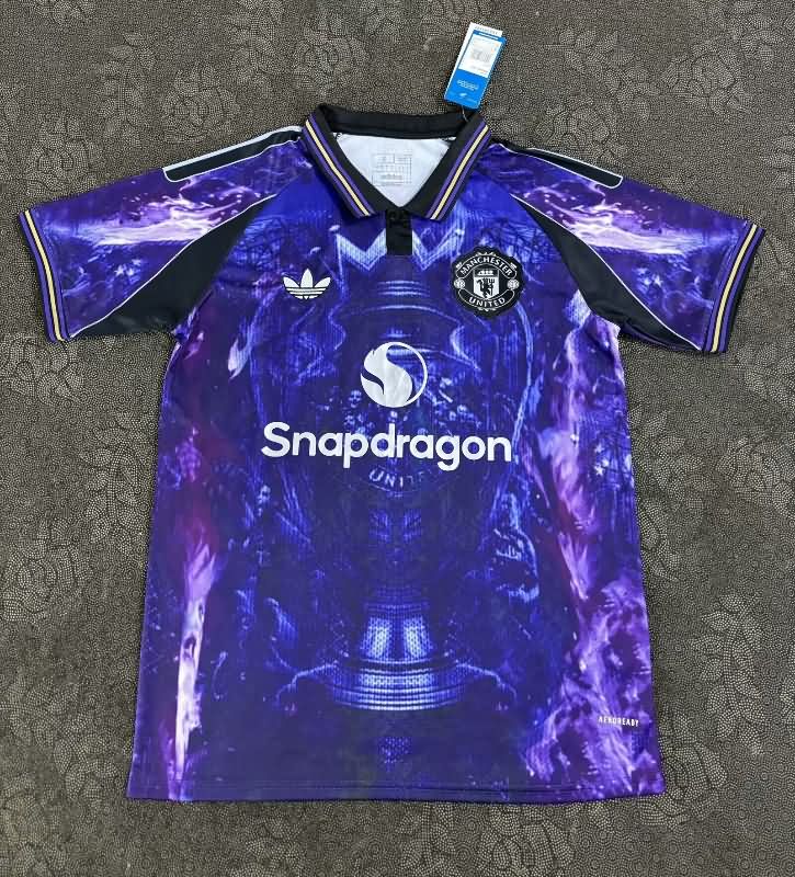 Thailand Quality(AAA) 24/25 Manchester United Special Soccer Jersey 03