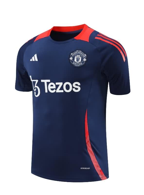Thailand Quality(AAA) 24/25 Manchester United Training Soccer Jersey 02