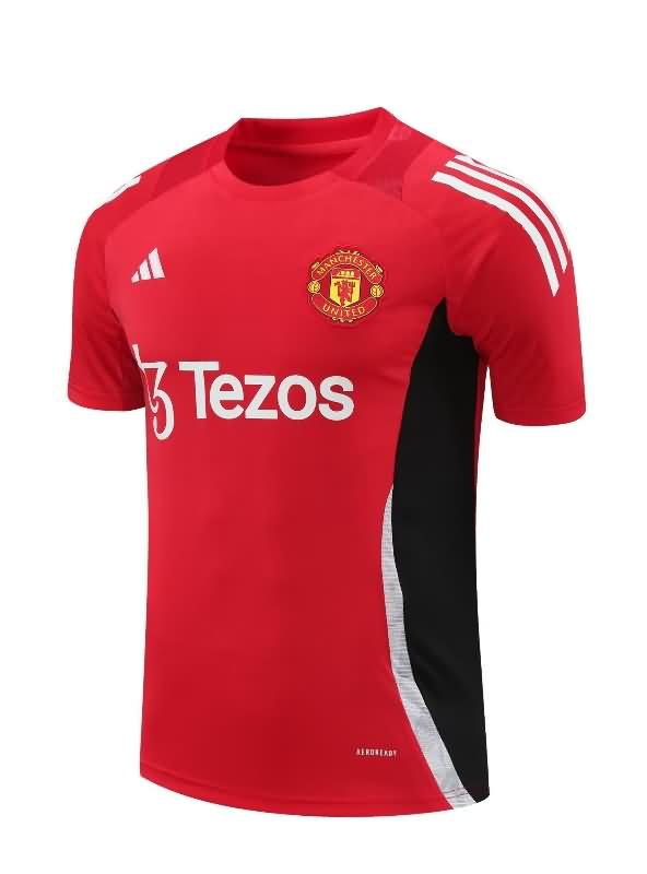 Thailand Quality(AAA) 24/25 Manchester United Training Soccer Jersey 03