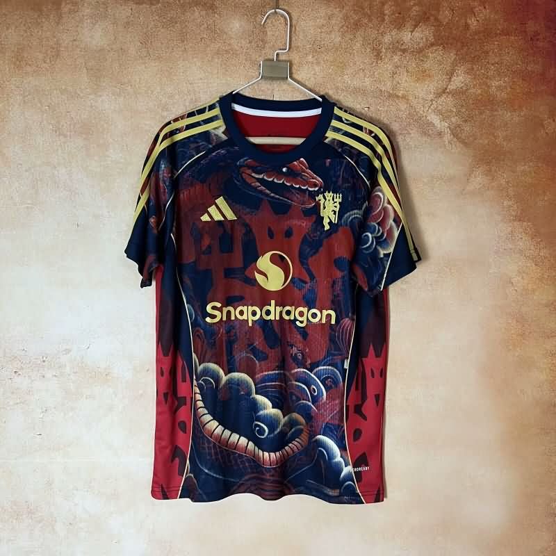 Thailand Quality(AAA) 24/25 Manchester United Training Soccer Jersey 14