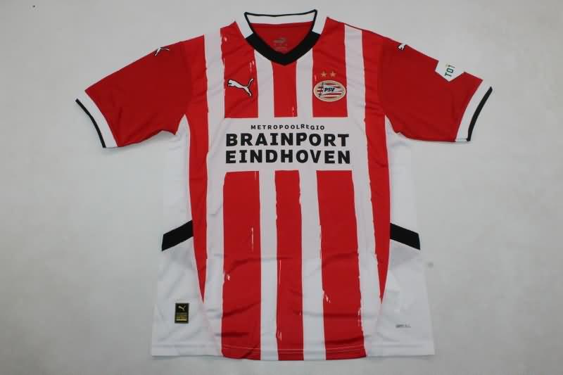 Thailand Quality(AAA) 24/25 PSV Eindhoven Home Soccer Jersey