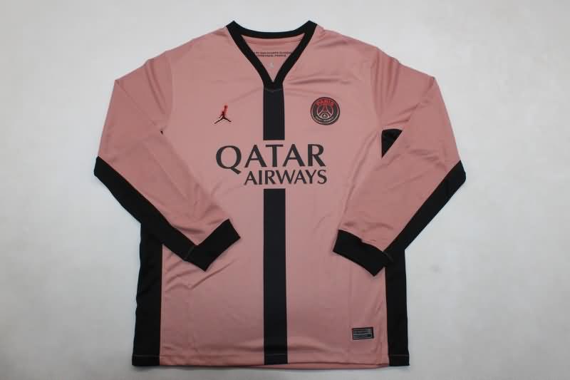 Thailand Quality(AAA) 24/25 Paris St Germain Third Long Sleeve Soccer Jersey