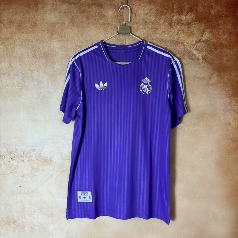 Thailand Quality(AAA) 24/25 Real Madrid Purple Soccer Jersey