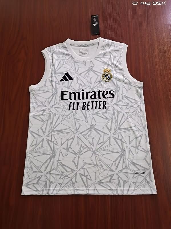 Thailand Quality(AAA) 24/25 Real Madrid Training Vest Soccer Jersey 17