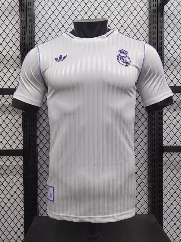 Thailand Quality(AAA) 24/25 Real Madrid White Soccer Jersey (Player)