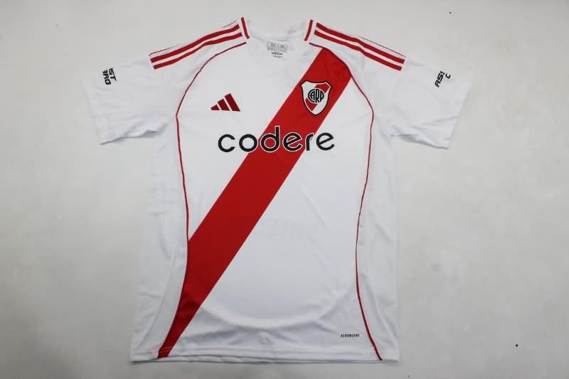 Thailand Quality(AAA) 24/25 River Plate Home Soccer Jersey