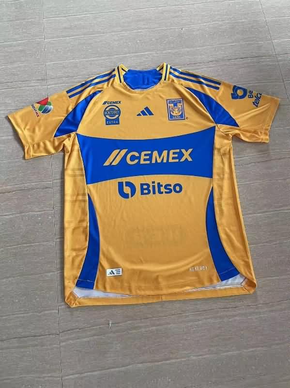 Thailand Quality(AAA) 24/25 Tigres UANL Home Soccer Jersey (Player)